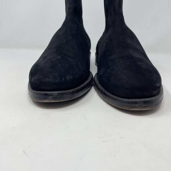 Zadig & Voltaire Boots Mens Size 9 Black Suede Chelsea Ankle Dress Pull On main image 7